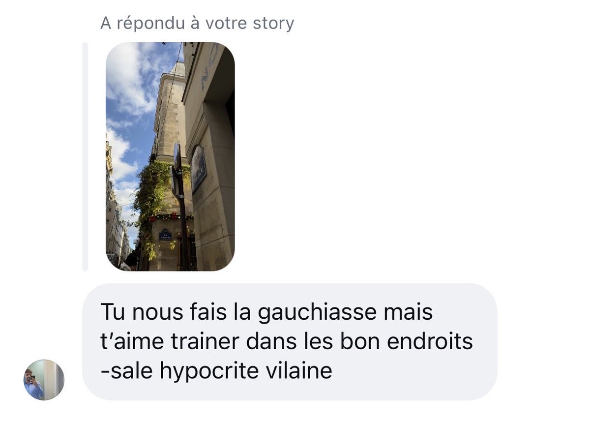 DjenaMc's tweet photo. Tu confonds convictions politiques et obligation de vivre dans une cave 😭 Être de gauche ne m’interdit pas d’aimer les beaux endroits. Si ton seul argument pour critiquer mes idées, c’est où je vais boire un verre, c’est surtout que t’en as aucun sur le fond🤣🤣 #clash https://t.co/5sB5LjbfcS