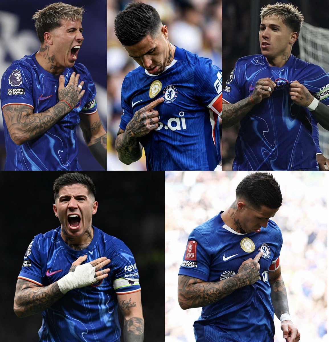 Oguejiofor39514's tweet photo. ✅ 31 goals scored for Chelsea 
✅ 21 assist registered 
✅ 170 Chelsea appearance 
✅ Not an injury prone 
✅ fought Benfica board because he wants to play for Chelsea 
✅ Fought and defended the Chelsea badge because he loves Chelsea 
✅ Gave his 100% whenever he is on the pitch 
✅ Love and supported the Chelsea academy because he bleeds Chelsea 
✅ Won Chelsea the CWC and conference league after 2 seasons of trophyless 
✅ Back to back 20g/a for Chelsea 
✅ Created the most chances for the team after Cole Palmer 
✅ Stepped up Everytime Chelsea lack leaders 

His name is Enzo Jeremias Fernandez, he will leave as a Chelsea legend.

Forever grateful for all the memories made at Chelsea 💪💪💪