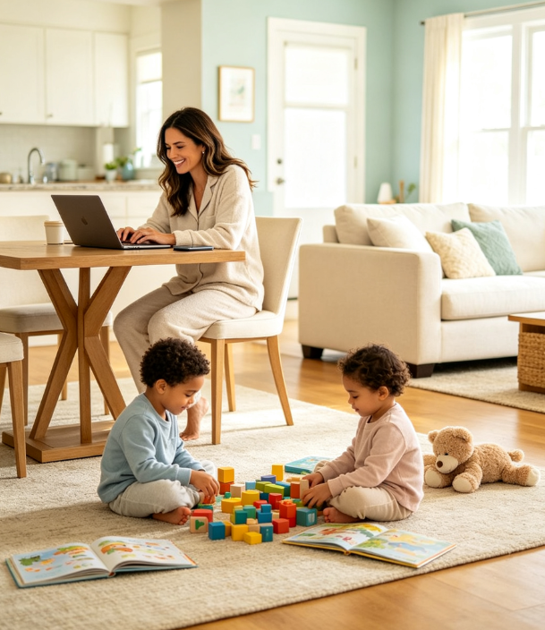 ArielleNicv2's tweet photo. Work from home. Be there for your kids. Get paid. π AI compute is creating real flexible income for moms across the US. We're recruiting community agents β remote, flexible, no experience needed. DM "JOIN" to learn how. #AISideIncome #MomLife #SideHustleUS https://t.co/xakp2SjP4h