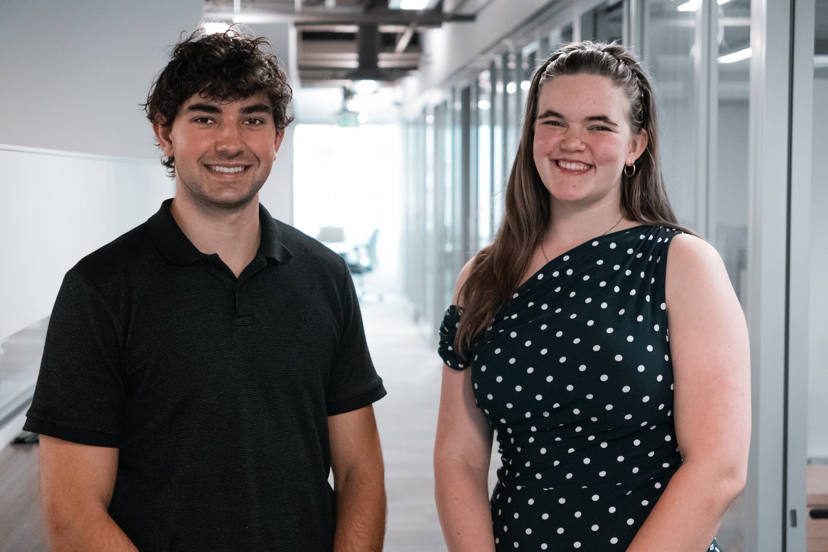 CresseyGroup's tweet photo. Great communities are built by great people, including the next generation of industry leaders.

During our summer internship program, we welcomed Thomas Rode and Skyler Fane to our Vancouver headquarters, where they gained meaningful hands-on experience: https://t.co/jUknsWmLch https://t.co/tGtfVbUP6i