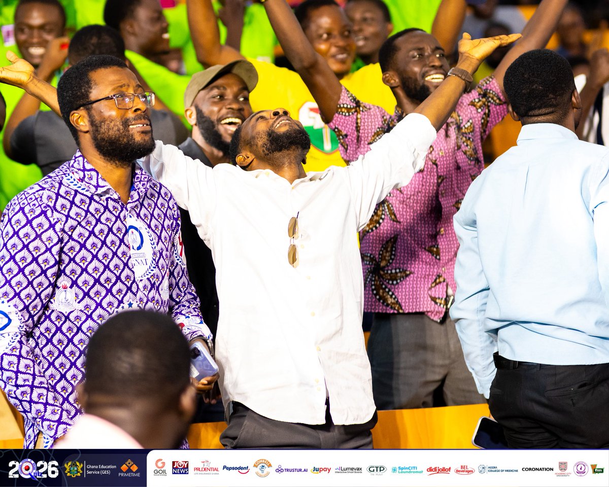 NSMQGhana's tweet photo. End of contest

St. John’s School: 43pts
Saviour SHS: 33pts
Mfantsiman Girls’ SHS: 25pts

Sponsored by @GOIL_Official 

#NSMQ2026 #NSMQQuarters #Primetime https://t.co/5LeDqZZlpA