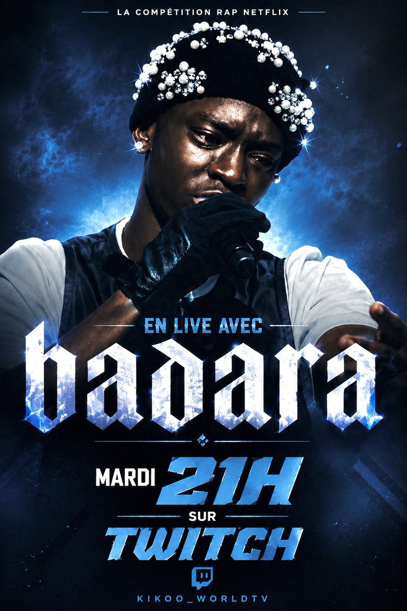 KikooworldTV's tweet photo. On sera en live demain avec Badara de nouvelle école où on reviendra sur son passage et son actualité !! 

La chaîne Twitch : https://t.co/akV5dOHS17 https://t.co/SihbwFY3sg