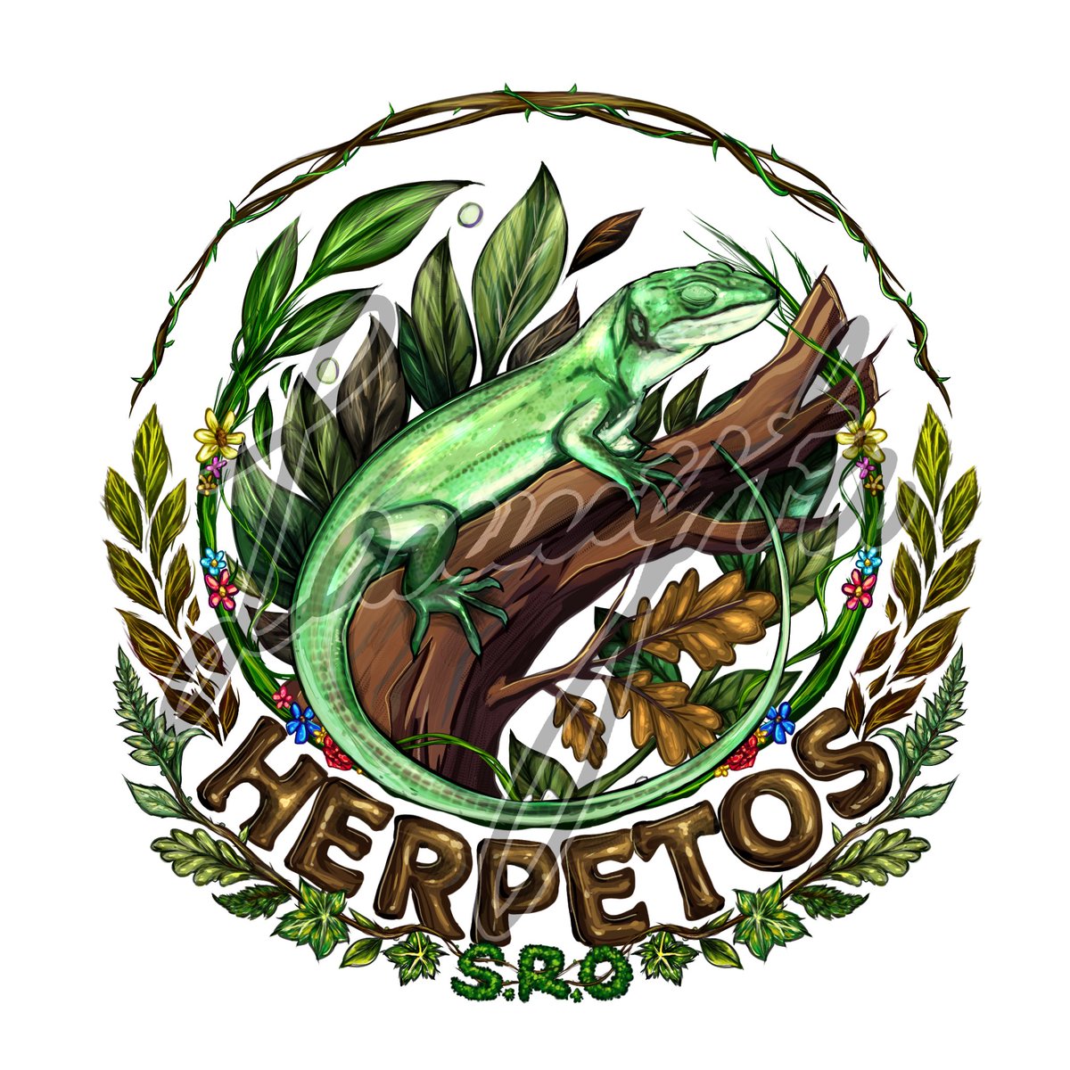 Sparefuls's tweet photo. An company logo for exotic animal website 🦎 https://t.co/g62BxKsba6