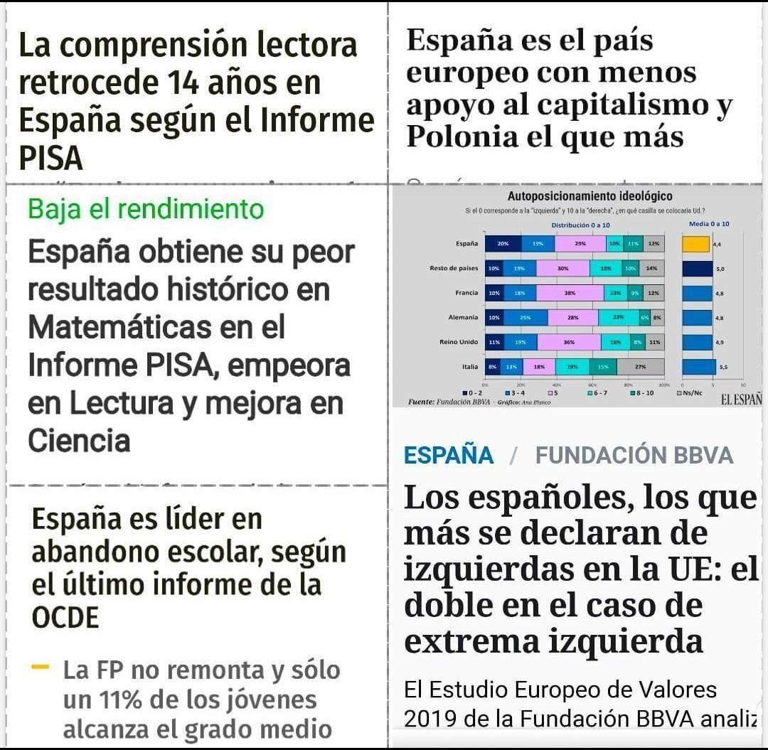JosepConrad's tweet photo. @diobizkaia Educación publica poco conocimiento mucha propaganda. https://t.co/tNvozhCAhH