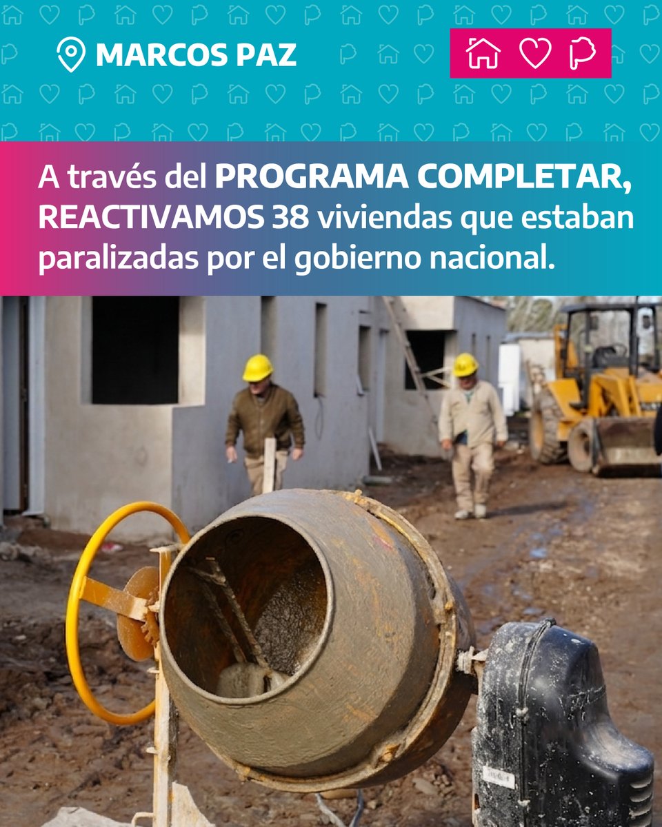 MinHabitatPBA's tweet photo. ¡Mirá cómo son las viviendas que tenemos #EnMarcha en #MarcosPaz!
Gracias al programa #Completar, vamos a reactivar 38 hogares que fueron abandonados por el gobierno nacional.
es un proyecto que consta de casas de 2 dormitorios con una superficie de 62,25 m2. https://t.co/UFOF3TLzfN