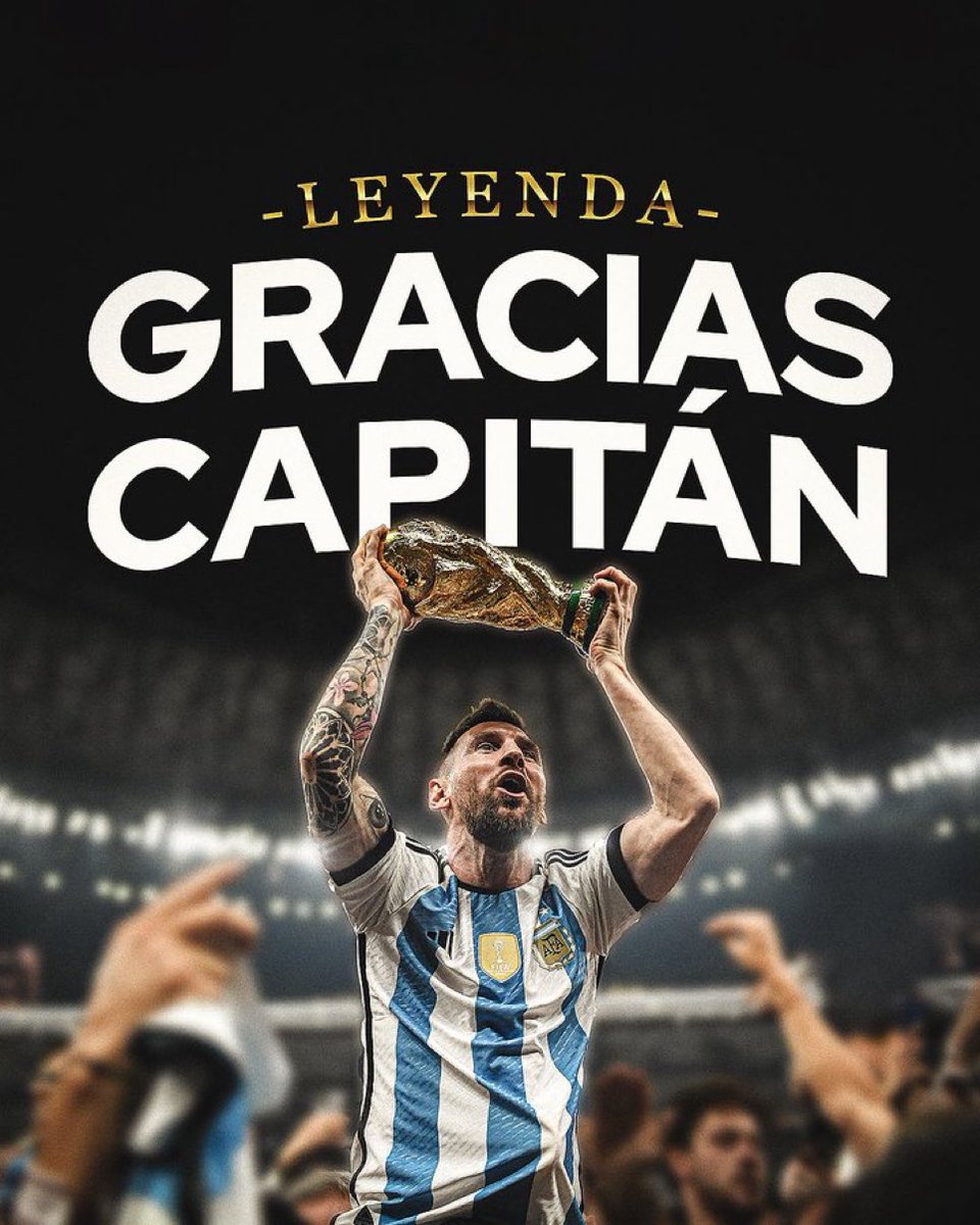 InFutebol10's tweet photo. 🚨| Lionel Messi anuncia a Aposentadoria da Seleção Argentina. https://t.co/jnKdgM0ejB