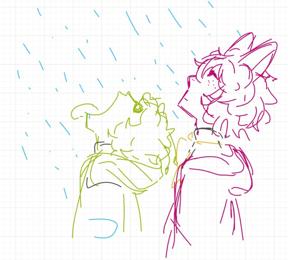 obitokuz's tweet photo. Day 156 of drawing divorced duo 
Vtuber au
#boosferfanart
#wolfeeifanart
#divorcedduo https://t.co/lsAtUdKjl5