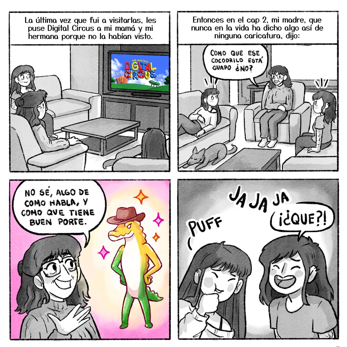 themountainwith's tweet photo. Cómic rápido porque esto pasó hace unos días y nos dió mucha risa. https://t.co/hQFQ8WO7d3