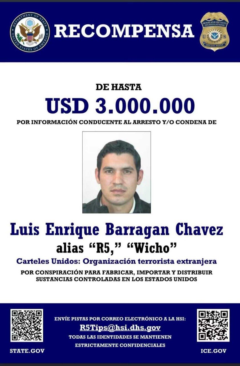 adn Noticias on X: "🚨 #AlertaADN | Abaten a “El Wicho” en Michoacán Luis Enrique Barragán Chávez, alias “El Wicho” o “R5”, uno de los principales líderes del Cártel de Los Reyes,