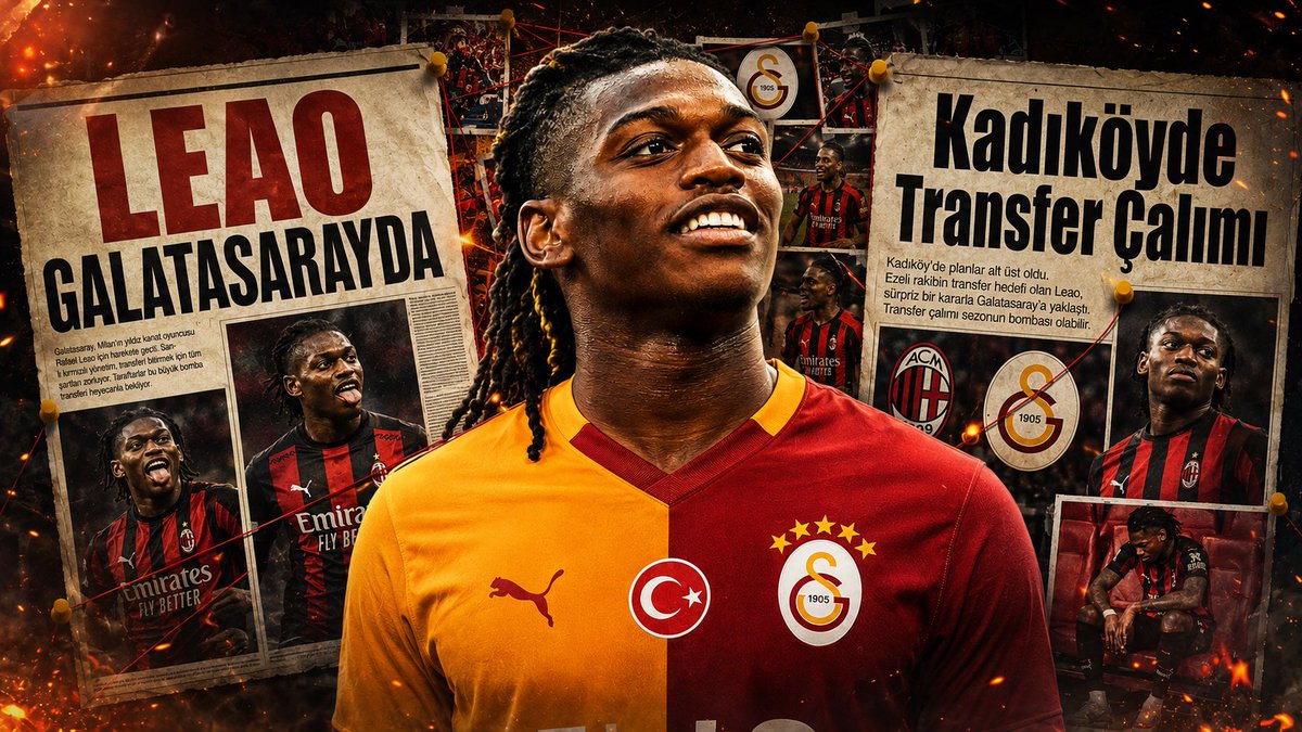 Glaudregs9's tweet photo. Rafael Leão Galatasaray‘da Sahneye Çıkıyor l Transfer Çalımı 😱
https://t.co/8wAKxufpzc https://t.co/4JLZiPz8EY