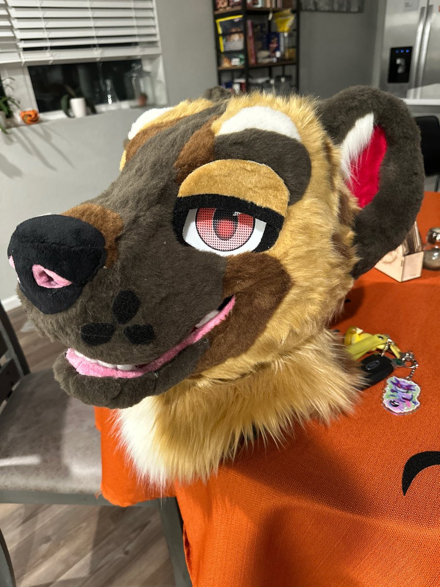 RookYeen's tweet photo. Introducing my new boy Rook the Hyena! I made him for myself just before Megaplex! https://t.co/FSOLMkzuqF