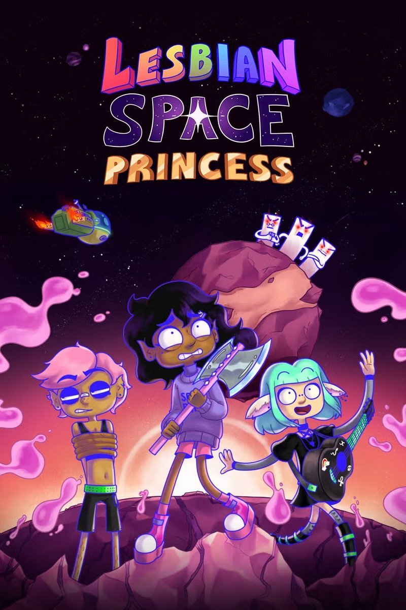 YandreN_Project's tweet photo. I just realized Space King and Lesbian Space Princess have a lot in common: Both are absurd sci-fi space comedies built on stereotypes and clichés.
The only difference? One actually works.
---
#spaceking #kingofspace https://t.co/IimKxdo6Em