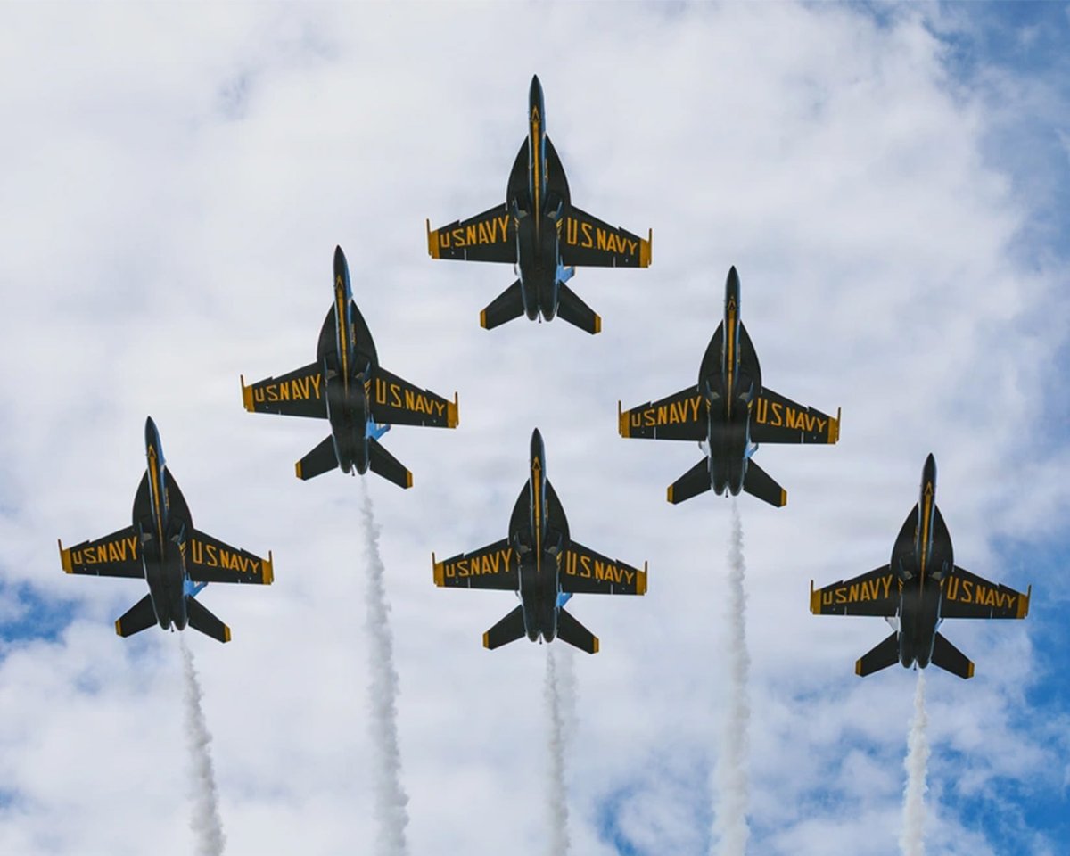 cleairshow's tweet photo. It’s show week, baby! Get ready for The Land to turn Red, White and Blues when the U.S. Navy Blue Angels return in just a few short days.

Who’s ready for the 2026 Cleveland National Air Show?! 🙋

#CLEAirShow #RedWhiteBlues https://t.co/2H6ujvXh2L