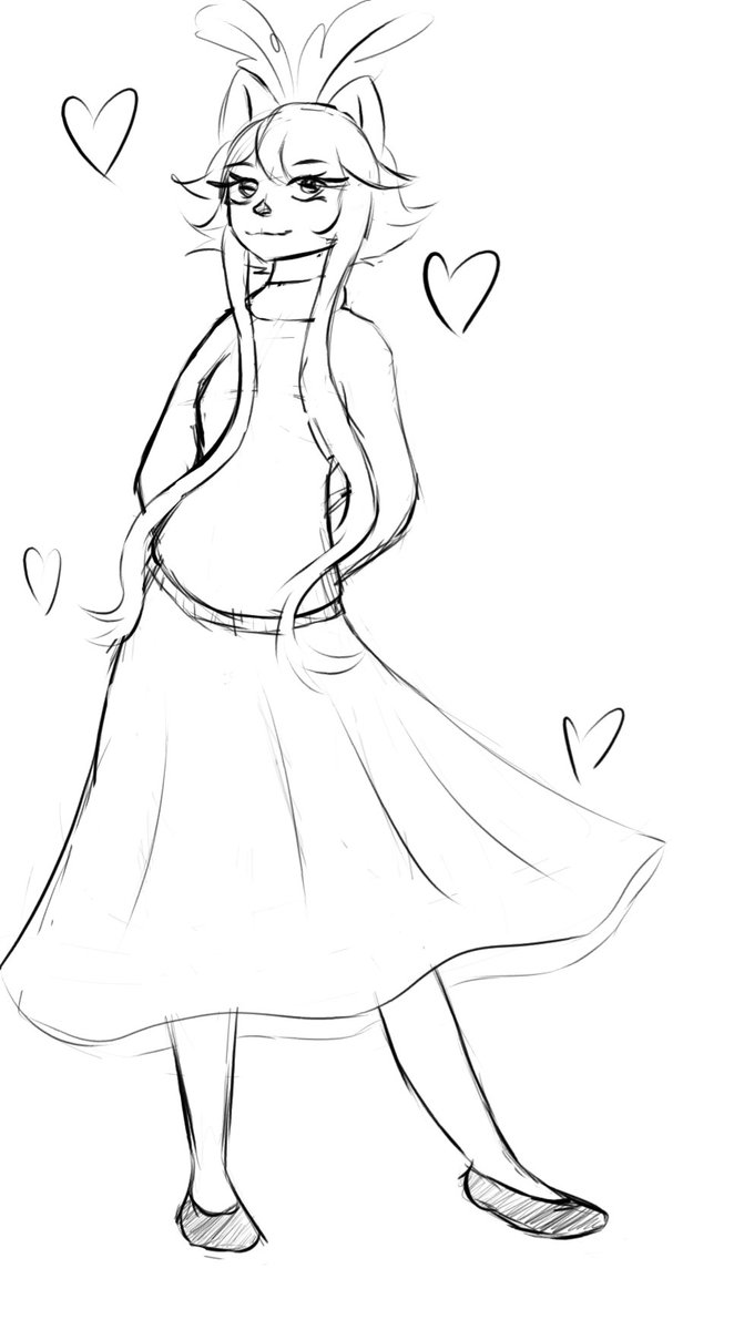 MeneEclipse's tweet photo. Did a drawing stream yesterday with my pals! ^^ 

My first sketch ended up being my favorite https://t.co/7Ghm2bA8iZ