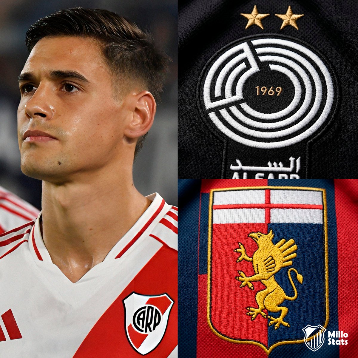 StatsMillo's tweet photo. 💣🚨 Genoa 🇮🇹 y Al-Sadd 🇶🇦 van a la CARGA por Lucas Martínez Quarta 🐔

🤝 El equipo italiano propuso una COMPRA DEFINITIVA mientras que el equipo qatarí un préstamo con OBLIGACIÓN de COMPRA 💸

💰 La obligación de compra sería de US$5M

ℹ️ @CLMerlo - @GerGarciaGrova https://t.co/O8GSaNvQYs