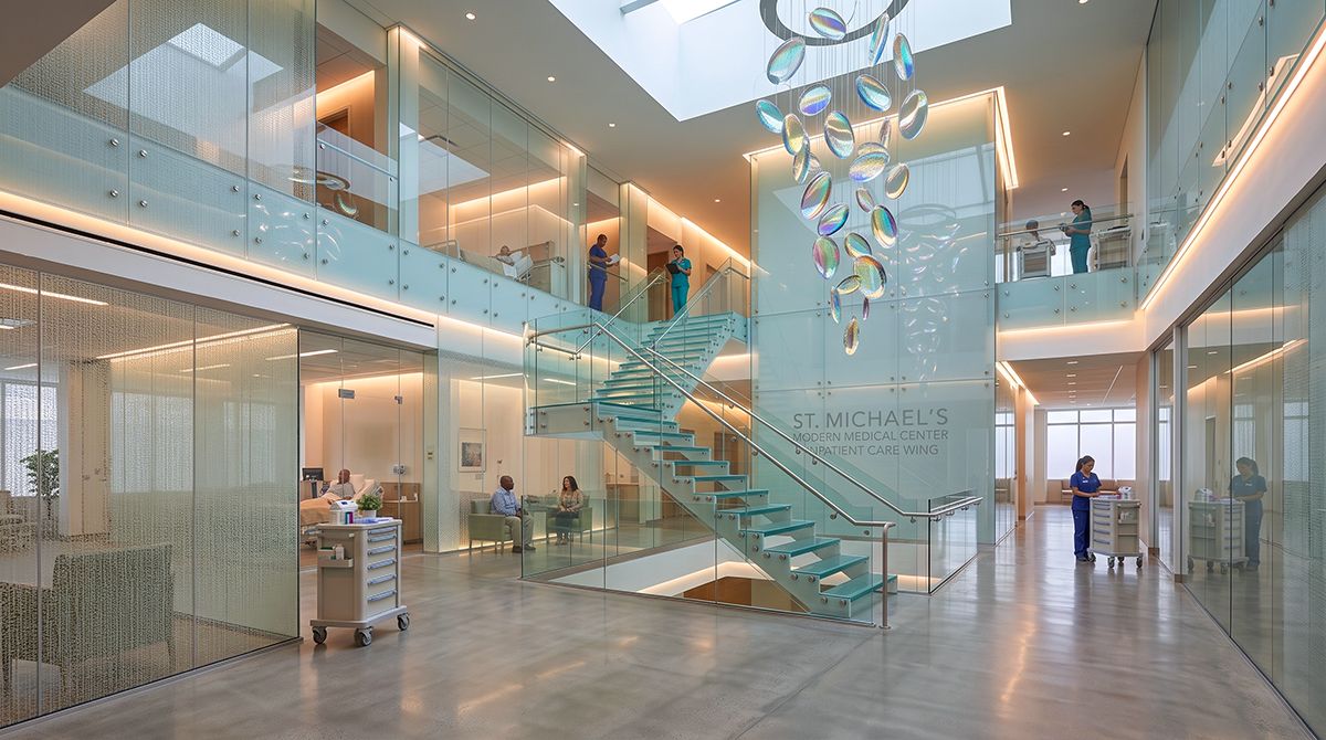 VisiCare's tweet photo. The art of visible healthcare. VisiCare custom glass boards bring clear communication and custom design to every patient room. https://t.co/wB6NuujVKa https://t.co/tC8Cwtzzvd