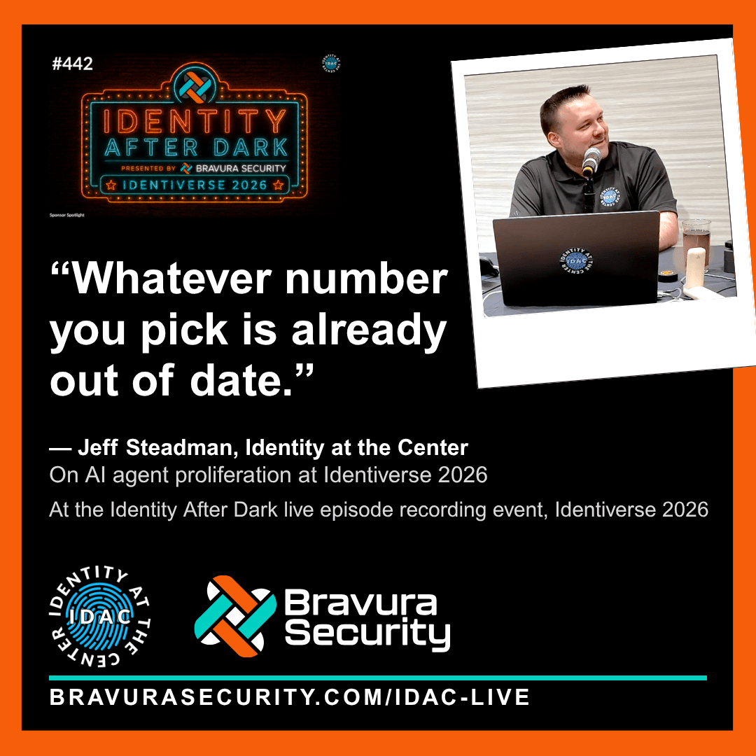OneBravura's tweet photo. "If we can be air conditioning in the background and it keeps the room cool all the time, that's what we need to strive for."
Bart Allan on identity as a business asset. @IDACPodcast #442.
https://t.co/lCtk3G6UiD
#IDACPodcast #Identiverse #IAMStrategy #IdentitySecurity https://t.co/VYc4gP7Ef9