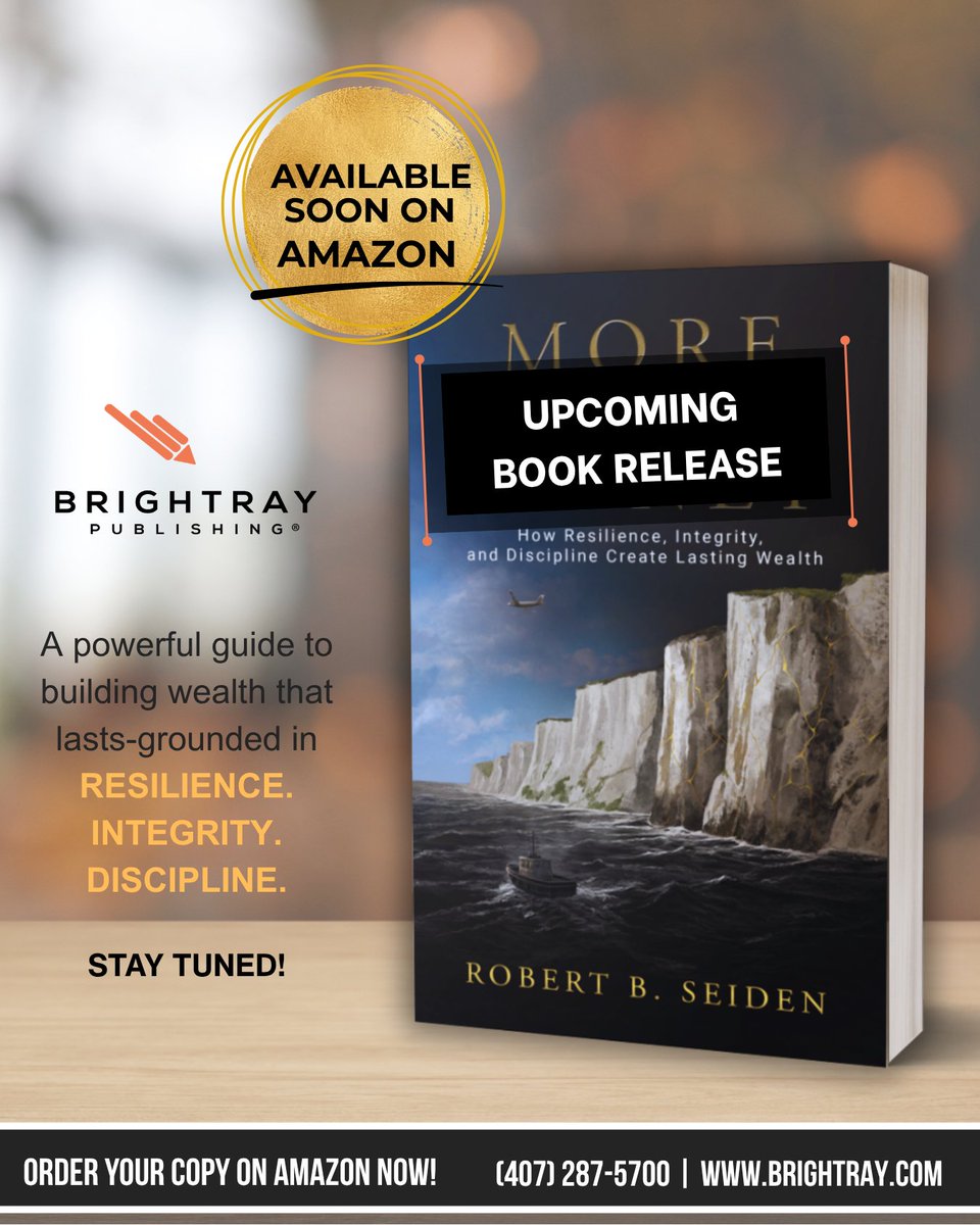 BrightrayPub's tweet photo. 💰 There’s more to money than money.
A new story. A new perspective.
A journey toward lasting wealth.
Coming soon to Amazon!
#BrightRayPublishing #BookTeaser #NewBook #BuildingWealth #WealthBuilding #LastingWealth #Resilience #Integrity #Discipline https://t.co/OmSja7Paw3