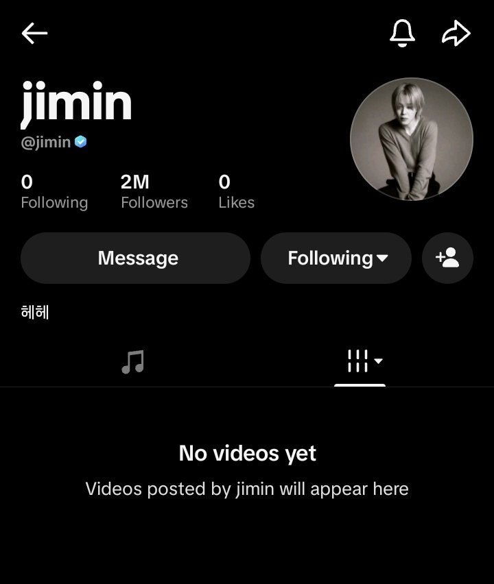 JiminTrendss's tweet photo. JIMIN has surpassed 2 MILLION followers on TikTok in just a few hours without posting a single video or even sharing his account. 🔥

Make sure to follow Jimin if you haven't already!
🔗 https://t.co/GnC27K2eey

JIMIN ON TIKTOK
WELCOME TO TIKTOK JIMIN
#JIMIN #지민 #ThisIsJimin https://t.co/0glqkRN9Og