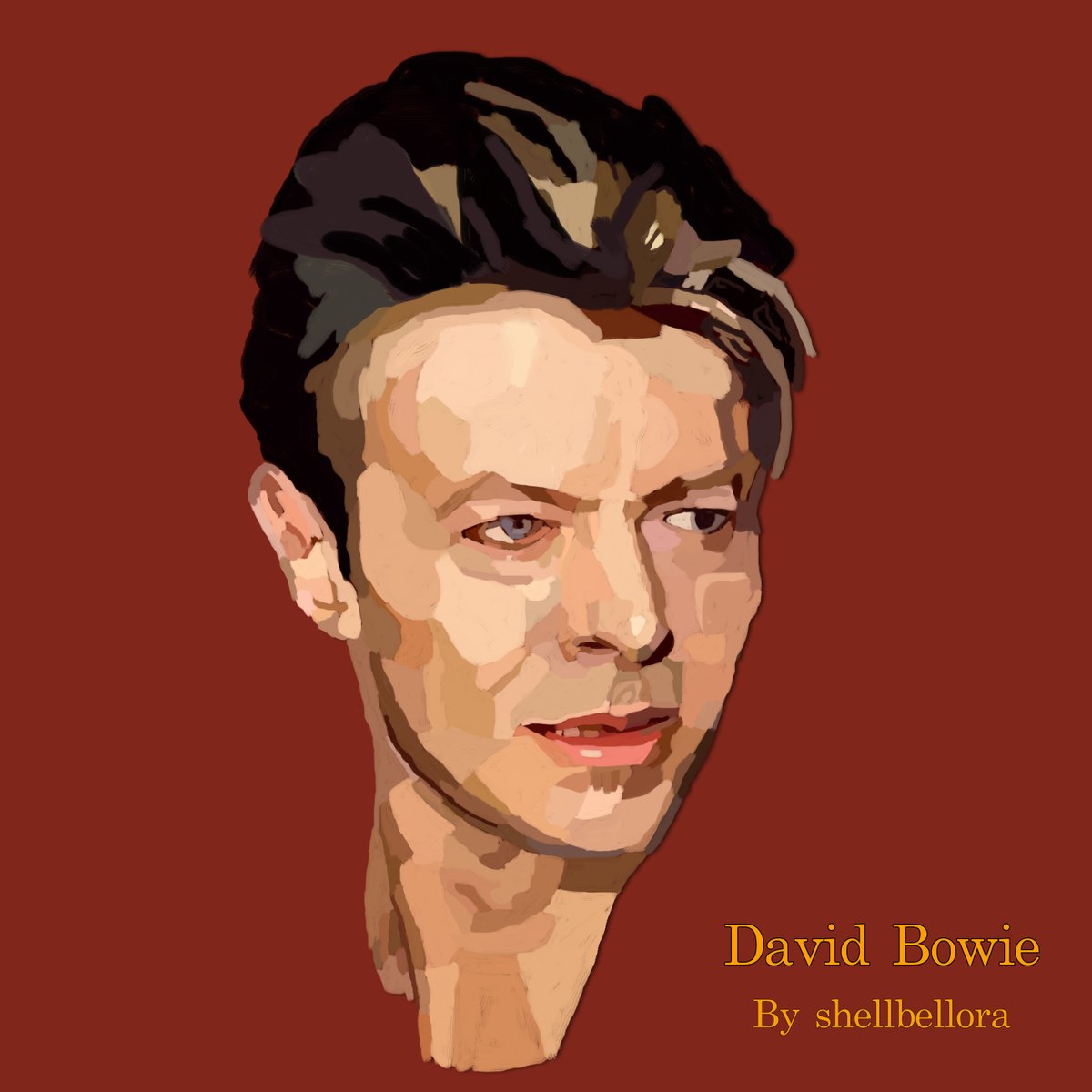 Shellbellora's tweet photo. I tried painting David Bowie using Affinity Photo Designer. I feel like im improving. But still got a lot to learn. 

#DavidBowie #DavidBowieArt #independentArt #Art https://t.co/v9DWTZN6l6