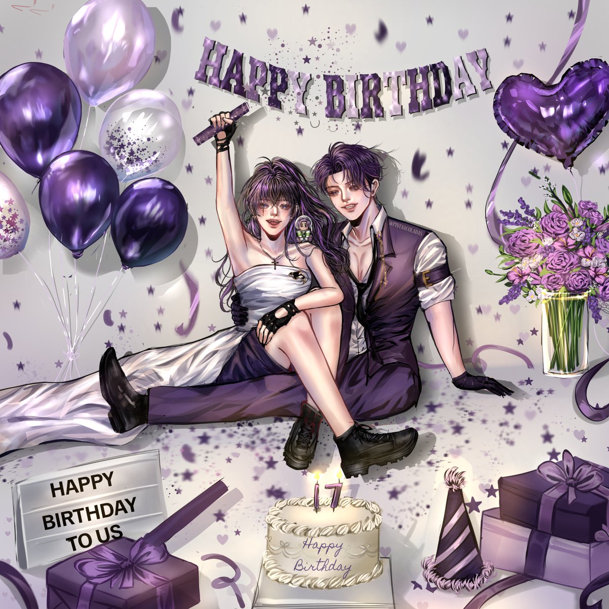 pinyaacoladas's tweet photo. 𝙃𝙖𝙥𝙥𝙮 𝙁𝙤𝙧𝙚𝙫𝙚𝙧 17 𝙩𝙤 𝙗𝙤𝙩𝙝 𝙤𝙛 𝙪𝙨.

An absolute requirement for being cool;
being born on September 1st. Luckily, we both passed. 🙂‍↕️💜

#Artion #ArionDay https://t.co/acVasje3pU