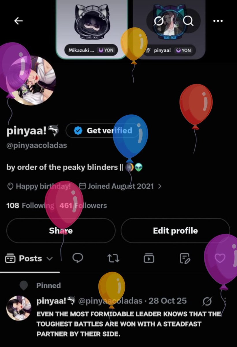 pinyaacoladas's tweet photo. 𝙃𝙖𝙥𝙥𝙮 𝙁𝙤𝙧𝙚𝙫𝙚𝙧 17 𝙩𝙤 𝙗𝙤𝙩𝙝 𝙤𝙛 𝙪𝙨.

An absolute requirement for being cool;
being born on September 1st. Luckily, we both passed. 🙂‍↕️💜

#Artion #ArionDay https://t.co/acVasje3pU