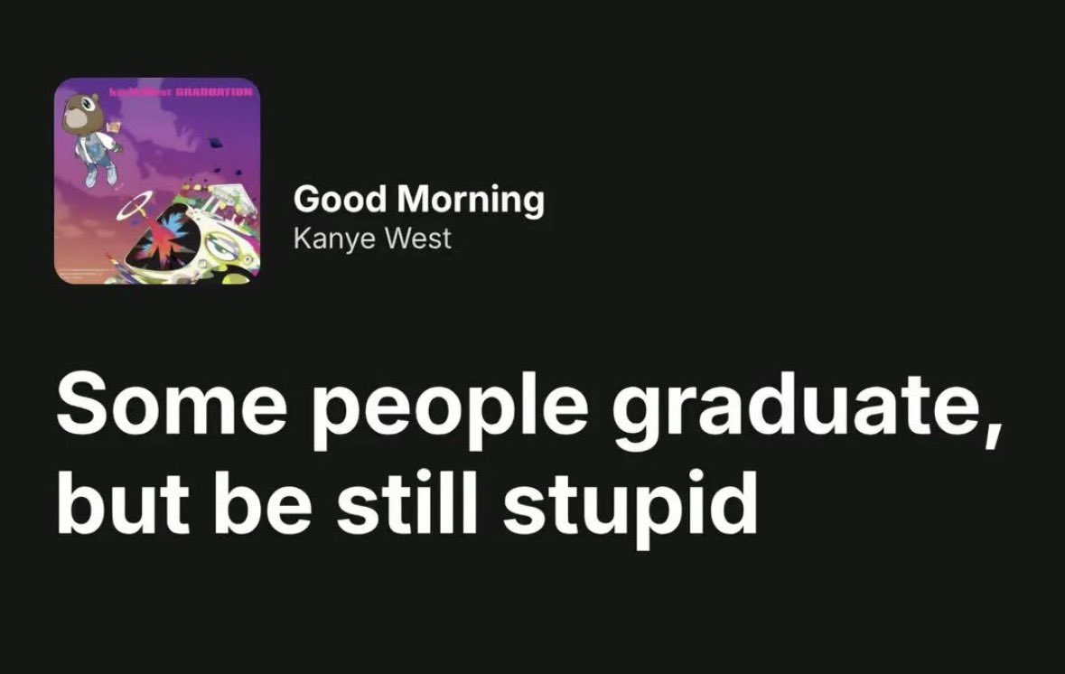 apollovwrld's tweet photo. Welcome to Graduation 🎓 🐻 https://t.co/bmvRZlOeSR