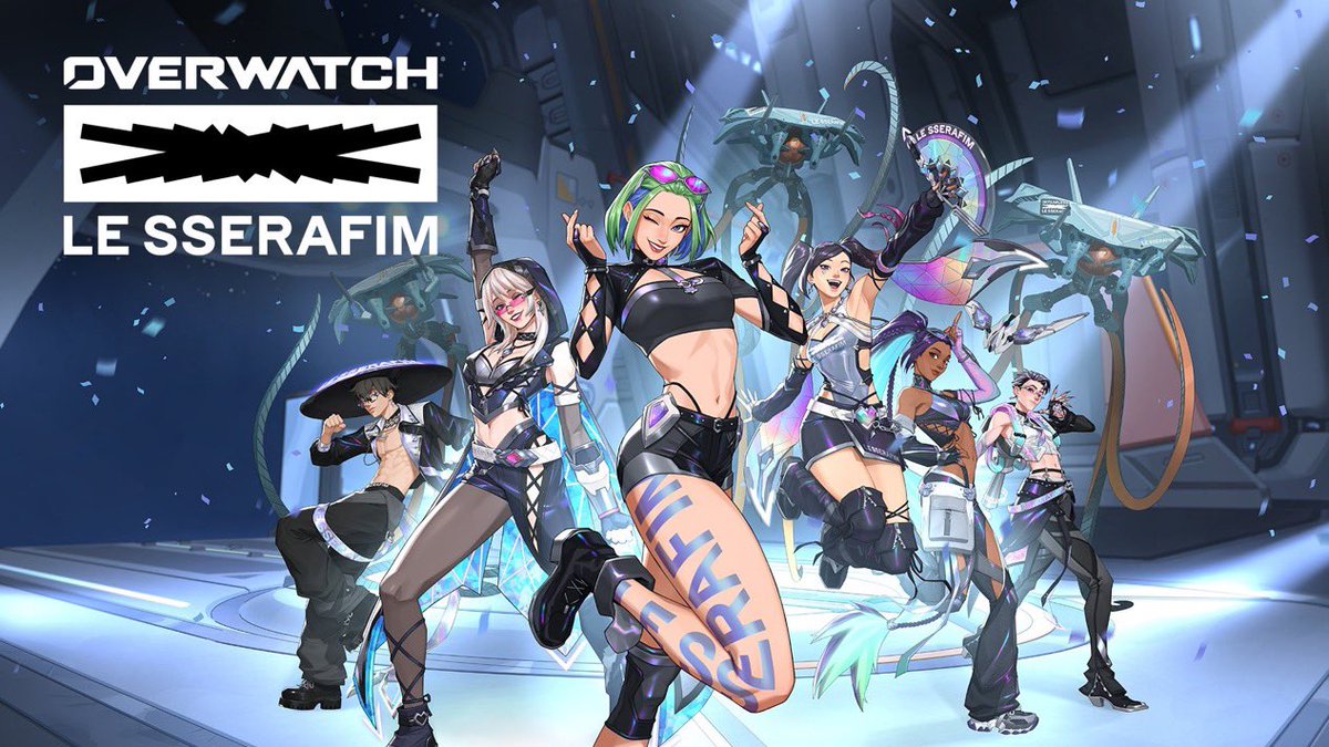 OWCavalry's tweet photo. First Look at LE SSERAFIM x #Overwatch Skins 🪩

Featuring Mizuki, Freja, D.Mon, Anran, Sierra, and Moira.

🗓️ Available: September 12 https://t.co/wFP5MTMcdk