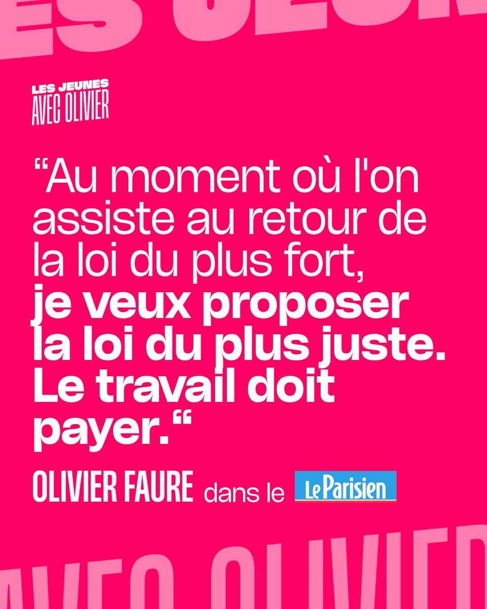 Robinleguill's tweet photo. Quand la loi du plus fort s’installe, Olivier Faure propose la loi du plus juste. Pour que le travail paie enfin et que la naissance ne dicte plus nos vies. 🌹

#AvecFaure2027 https://t.co/cRff0Wkmh4