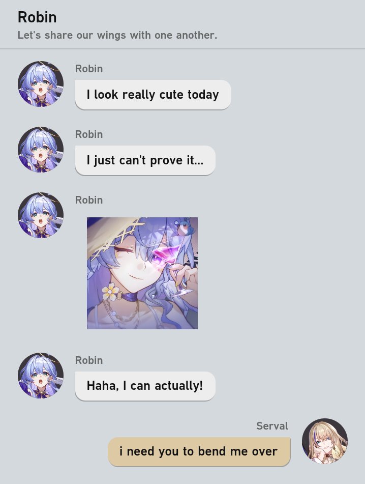 DailyAngelrocks's tweet photo. When your girlfriend is just too cute
#Angelrocks #RobinHSR #ServalHSR #hsr https://t.co/UkwYtOnwJ6
