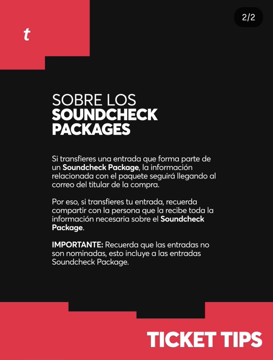 ccarmype's tweet photo. ATENCIÓN, PERUCHAS ‼️

Oficialmente la transferencia de entradas comienza el 07 de Septiembre a las 8:00 p.m. 🙌 

Por favor, lean toda la información. https://t.co/KdMN9DyRi9