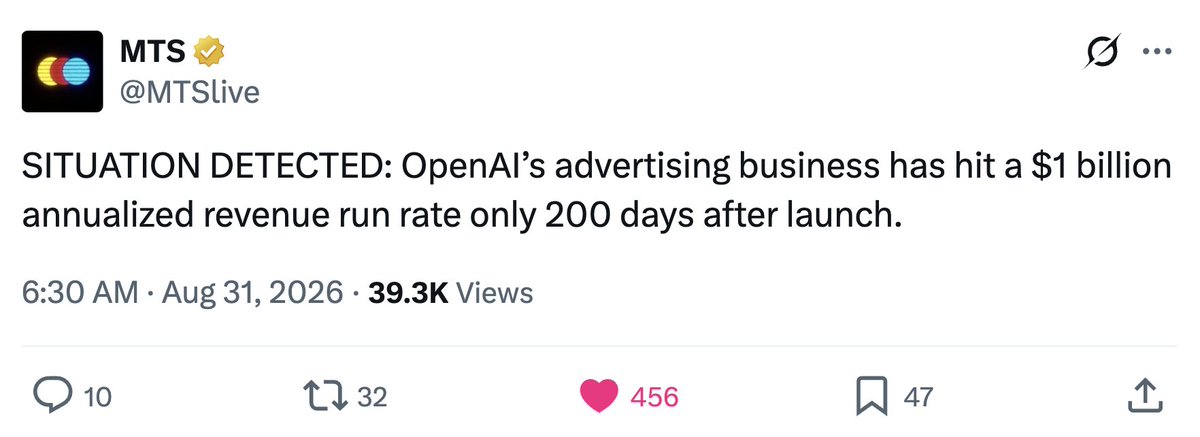 varunram's tweet photo. ChatGPT Ads are doing insanely well and happy to get a first row seat through our customers at Lapis

Many marketers are still stuck in the Google / Meta ads world where people are aimlessly scrolling and one out of a hundred ads is clicked on. But these ads are pointless, they are just noise in the whole experience

ChatGPT Ads on the other hand is different because it serves you ads that you genuinely would like or products you would use. Not all the time (since its super new) but good enough that its a must-have channel for anyone who's looking to be positioned for the future

Lots of cos still sleeping on it