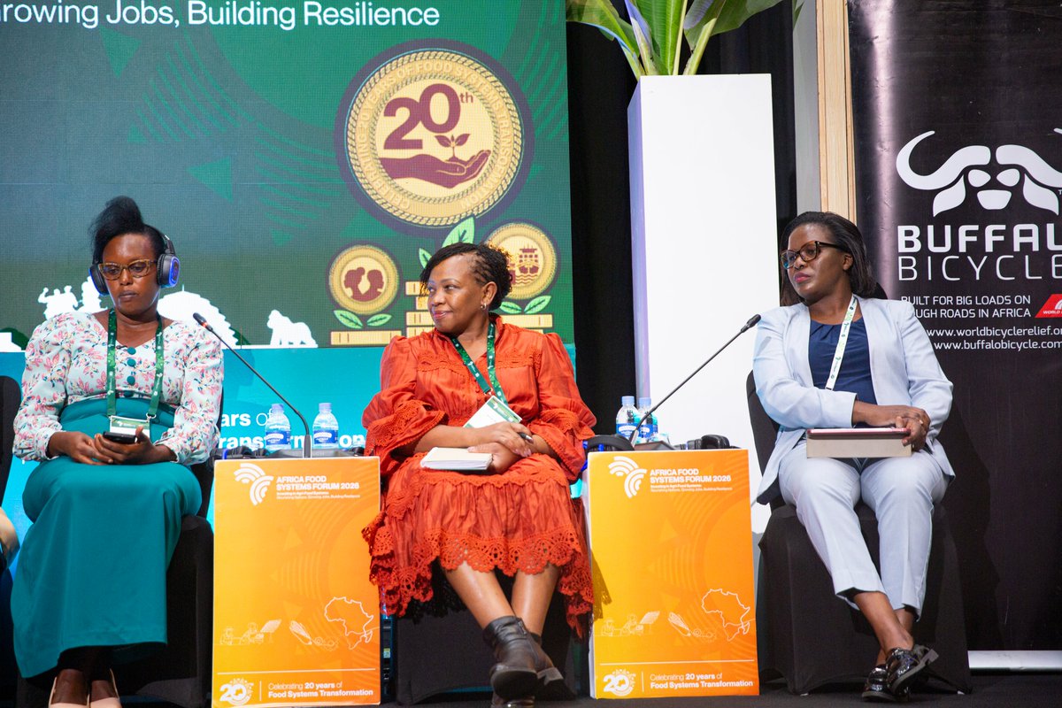 oneacrefundRW's tweet photo. Today, Olive Niyonsaba, @oneacrefundRW's Field Officer, and Annie Wakanyi, @OneAcreFund's Director of Global Government Partnerships, spoke at #AFSForum2026 during The Power of Bicycles in Food Systems Panel Discussion, alongside representatives from @AGRA_Africa and @WBR_Australia 

Their remarks highlighted how bicycles empower field officers, strengthen last-mile delivery, and help bring essential services closer to farmers.