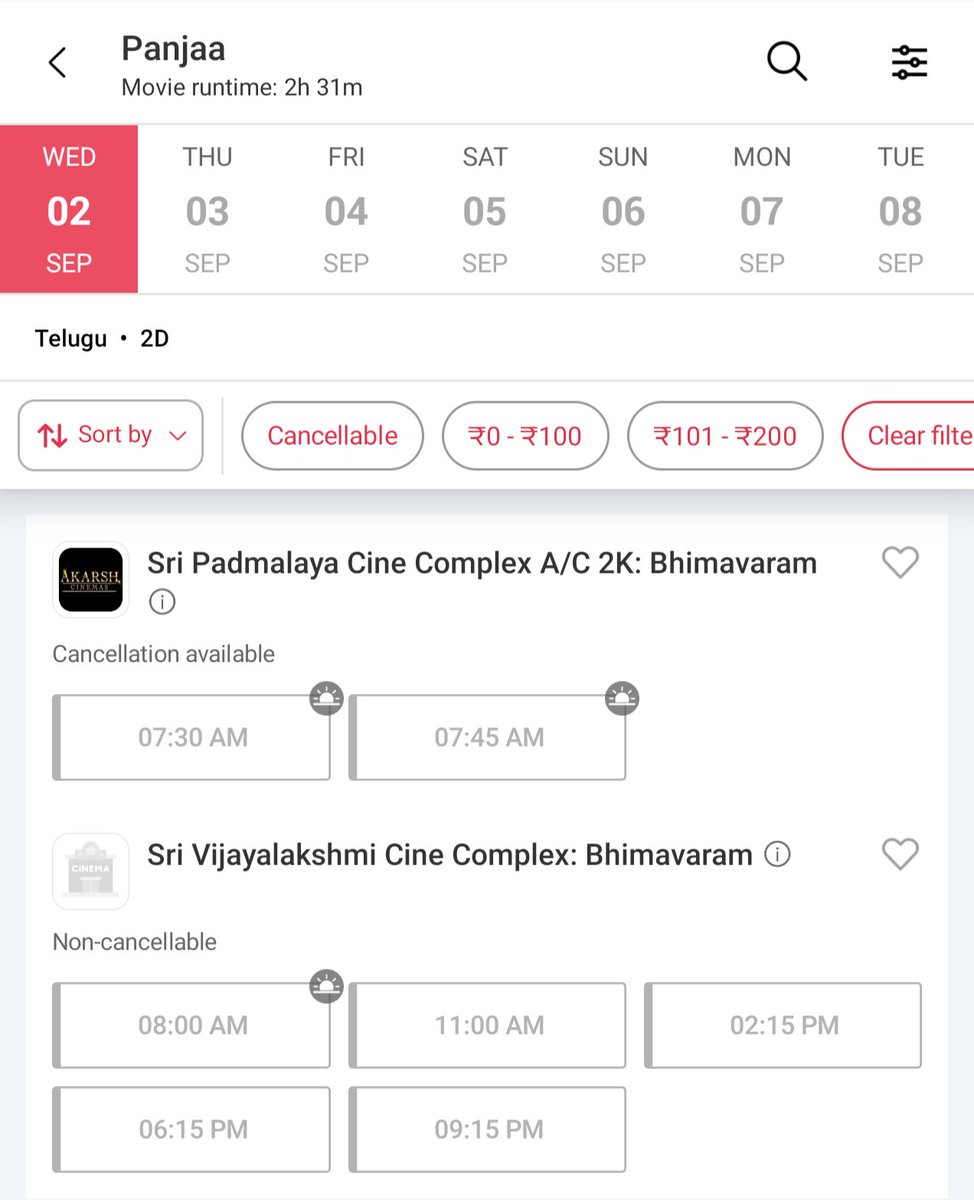 koti7711's tweet photo. Bhimavaram 6/7 {Sold Out}

The Most Stylish Gangstar Is Coming Back to the Theatre's once again🔥

#Panja4K Worldwide Grand Release on September 2nd 

West Godavari District Release By @Kkdtalkies {Thru} Akarsh Cinemas 

@PawanKalyan @thisisysr @Vishnu_dir @Sanghamitraarts @Panjafilm4K @arkamediaworks