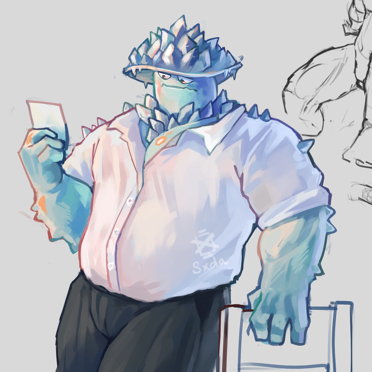 expiredsXda's tweet photo. color sketch :) ice-shroomm 

#pvz https://t.co/55JO7NVqjO