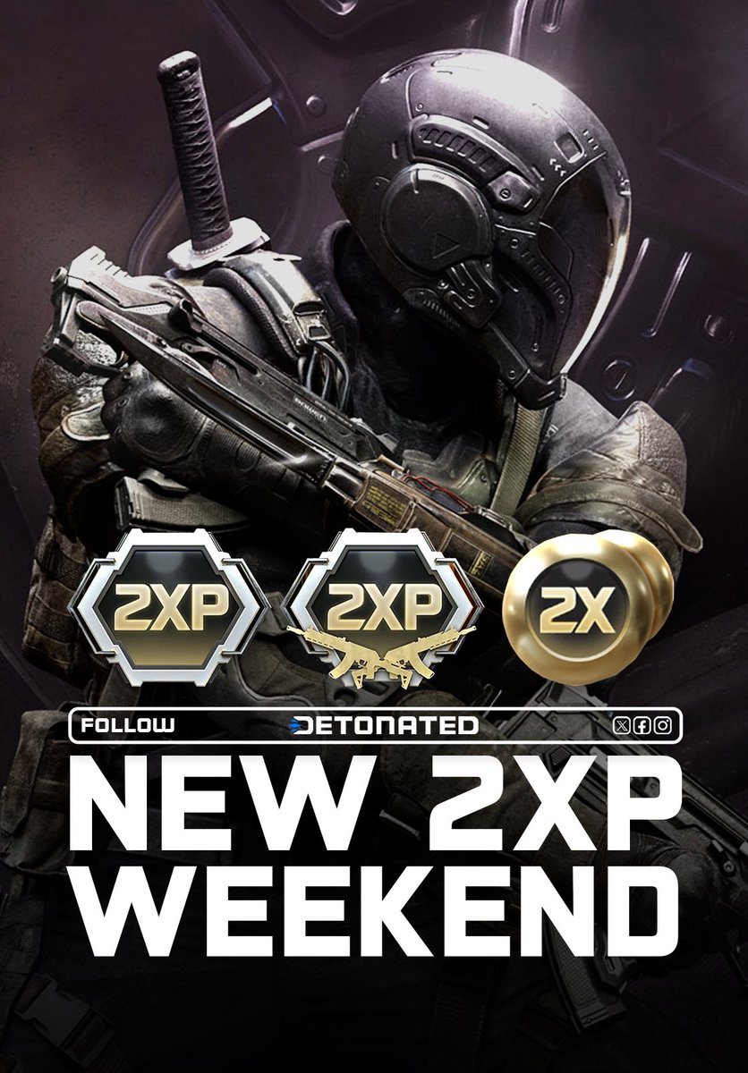 DETONATEDcom's tweet photo. HUGE Black Ops 7 Update Coming September 3rd:

💥 NEW Triple 2XP Weekend
💥 Last Call Event Pass
💥 Freerun: Descent Event
💥 NEW WEAPON: Mace https://t.co/po131CoWJy