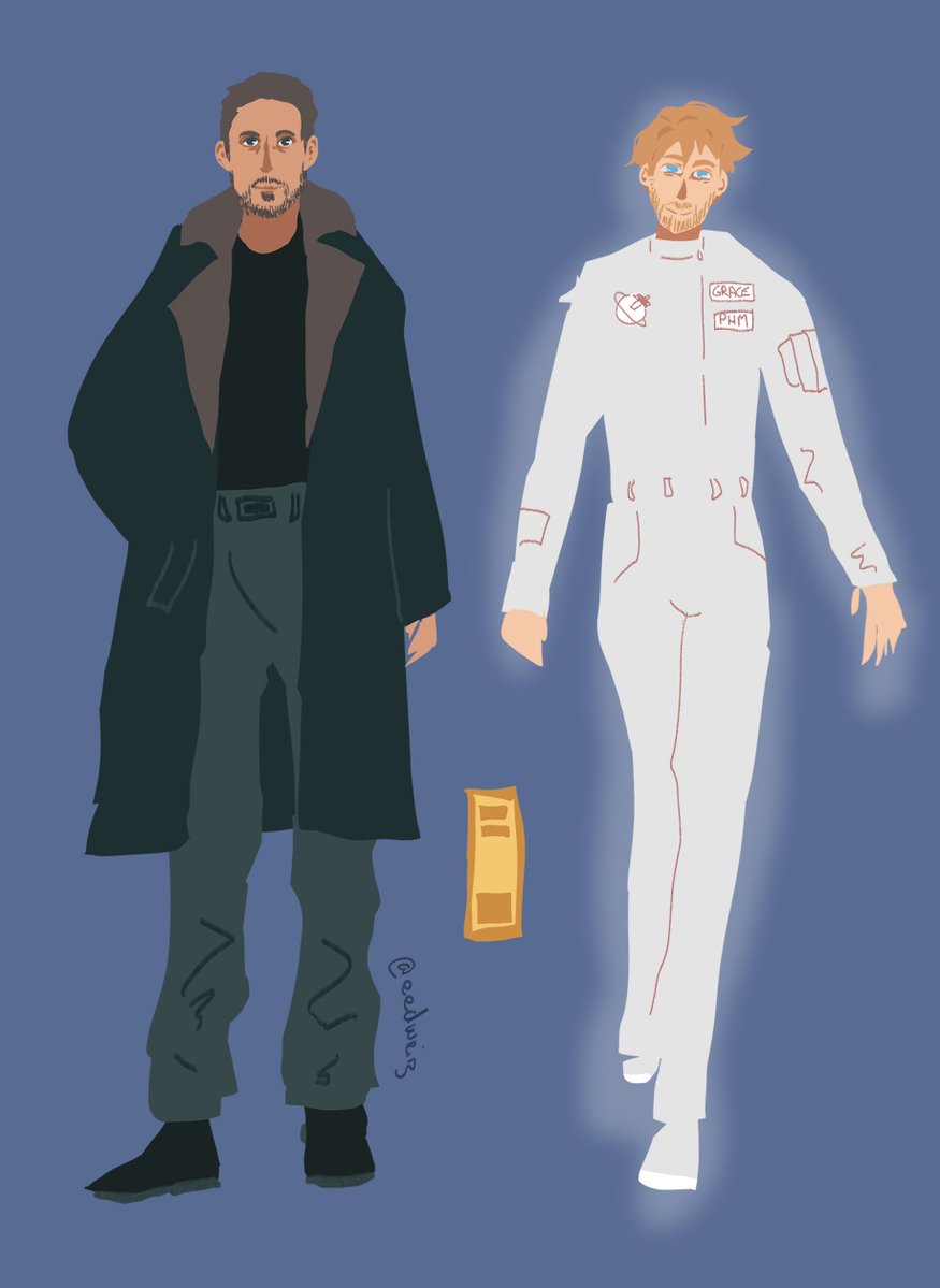 eedweiz's tweet photo. Blade Runner AU where K and Driver have to team up to stole a space ship and go get Grace! 🚀🌌

#Synthspace #Drivinglessons https://t.co/7cDVRF9rRk