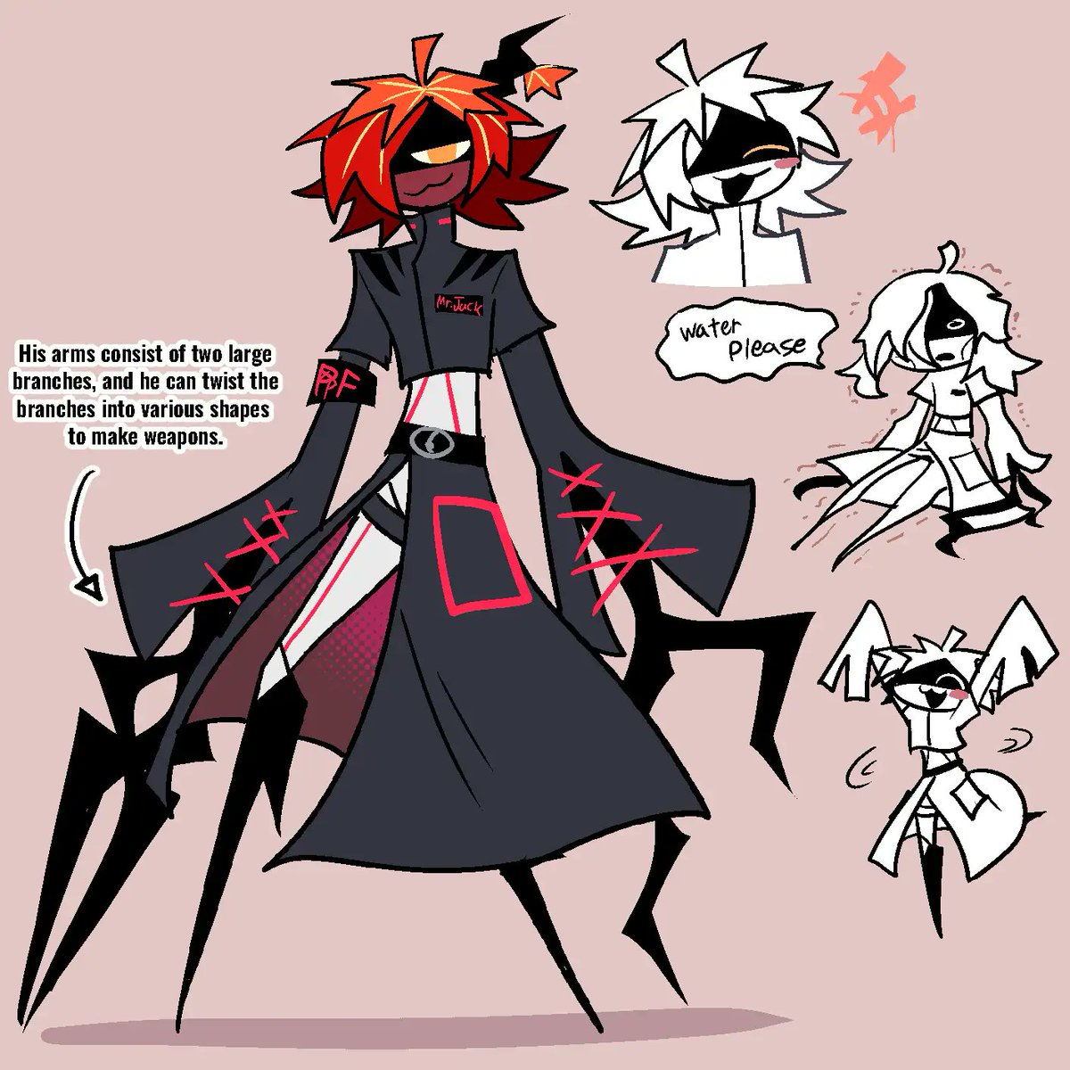 The_Enigmavers's tweet photo. Mr. Jack redesign https://t.co/wLnuaJKVc0