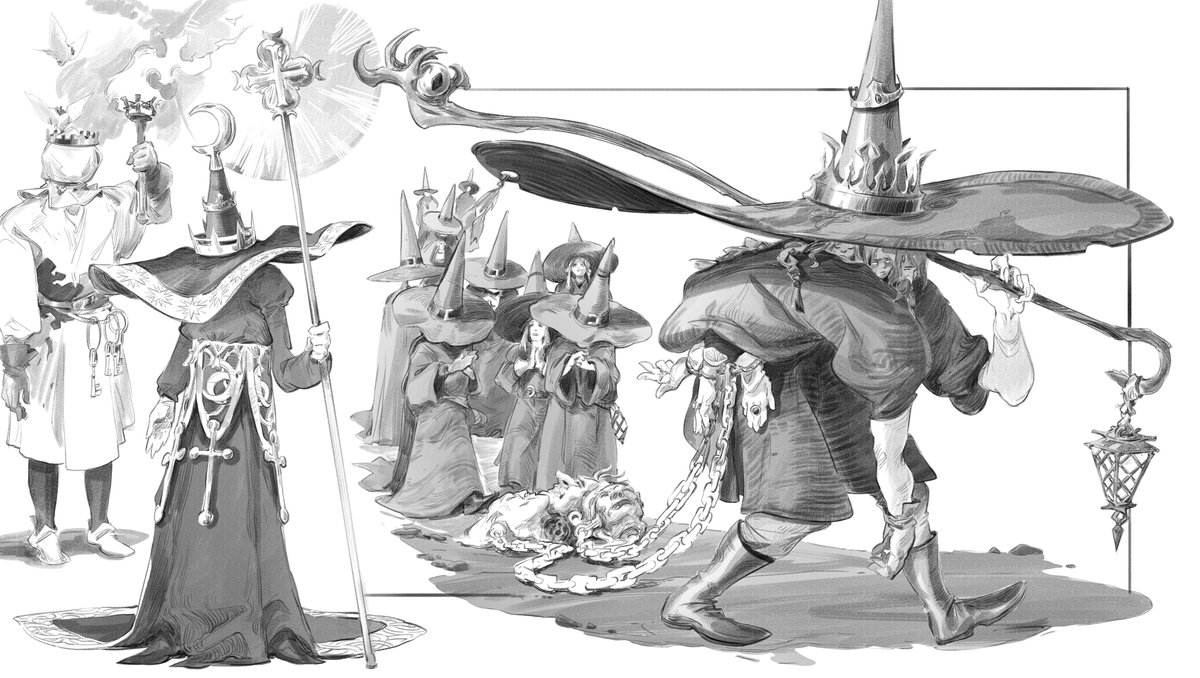 hue_teo's tweet photo. Monstrous Kings , the Lantern Cult. https://t.co/EQHFvPx7vn