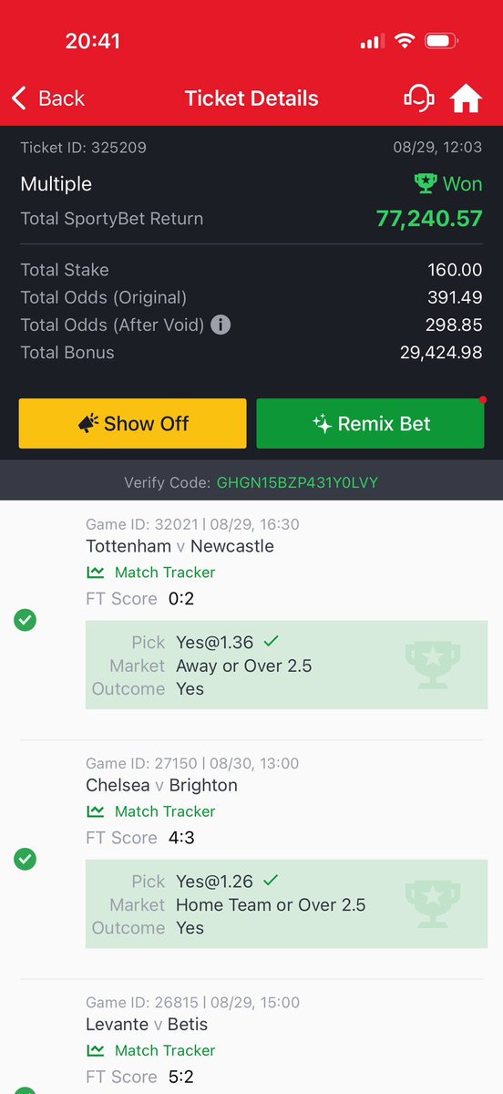 Bentil00's tweet photo. @sportybet please do the needful for me 🙏🏻 https://t.co/YEoNN57t06