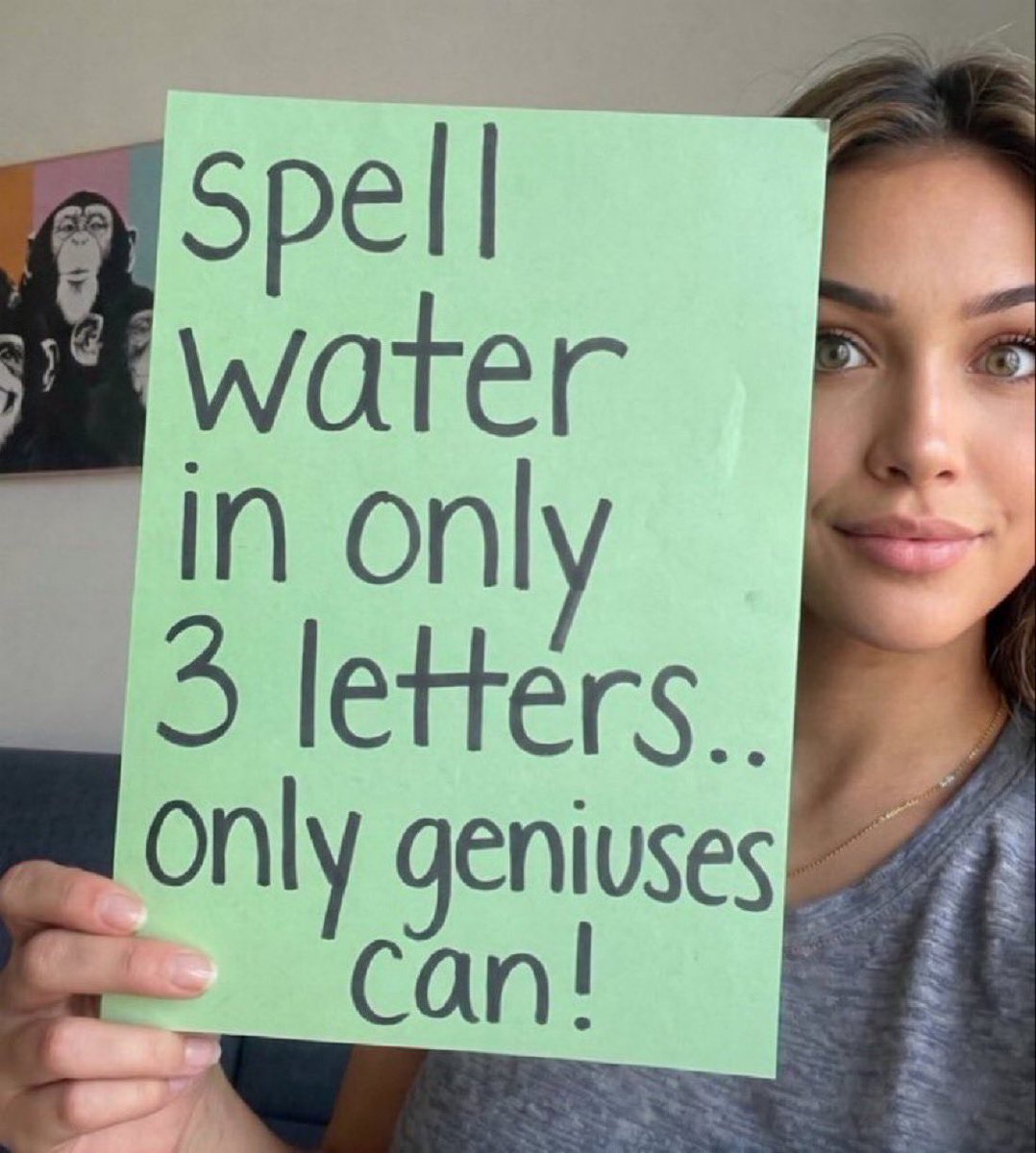 Teaseryy's tweet photo. Think you’re smart? Spell it in 3 🤔
Most people get it wrong the first time 💭 https://t.co/KjD9WGkPfA