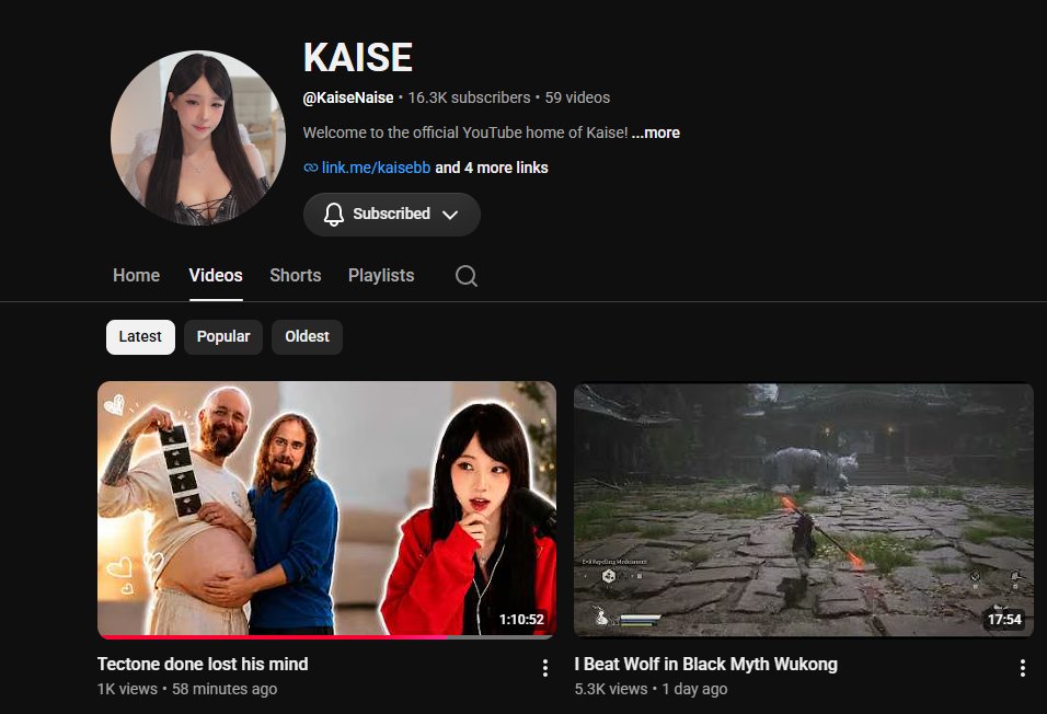 Tectone's tweet photo. Asmongold, get control of your girlfriend.

WHY THE FUCK IS THIS ON HER CHANNEL🤣🤣🤣🤣 https://t.co/faCbSJUuSP