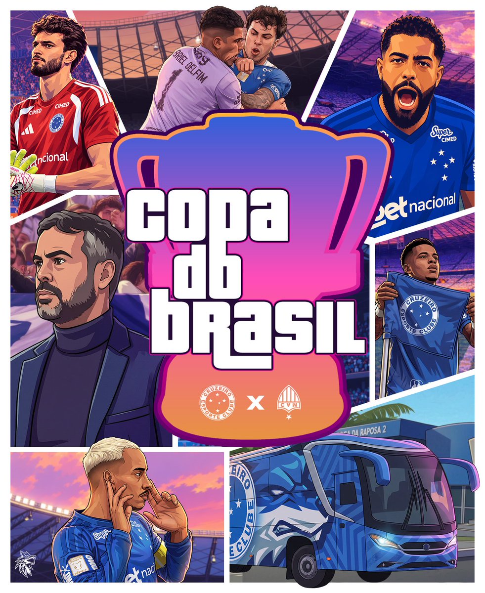 DiscordZeiro's tweet photo. ＶＩ    ＳÓ    Ｏ    ＣＲＵＺＥＩＲＯ

🍗Frangas 🆚 Cruzeiro🦊

🏆 | Copa do Brasil 2026 - Quartas de Final - Volta
🏟️ | Arena MRV
📅 | 01/09/2026
⏰ | 21:00

🤝 | Parceiros: cruzeiro_on (ig), @yadrianfox