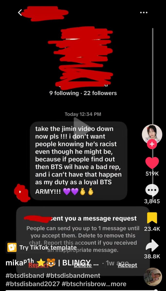 Thv_burns's tweet photo. @lurkerholic 500k likes for racistmin and not bot lmaoo https://t.co/UGNjaW12pr
