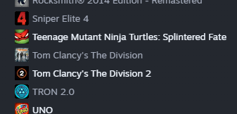 darkconsole's tweet photo. an entire week of the new season gone without division 2 turning blue in steam to update the ultra fukkord audio. kinda surprised there is no EU law demanding they fix it or take it offline since the entire game is one massive FOMO mechanic. https://t.co/PMuJhvUkCR