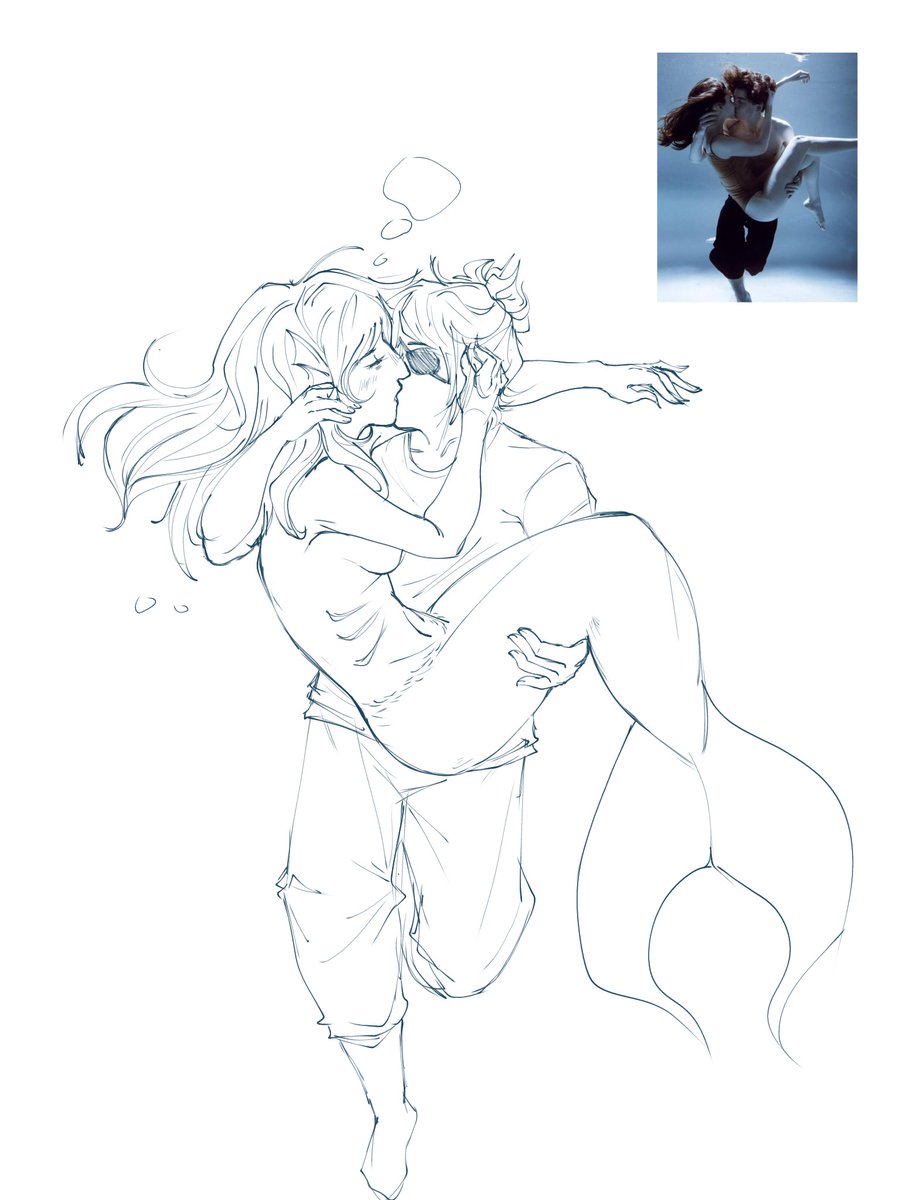 filohanpiku's tweet photo. More mermaid au to feed my delusions (⁠≧⁠▽⁠≦⁠) I can't believe I'm really getting into digi art for them.. crazy crazyyy #pikuhan https://t.co/jBF2qV1WTO