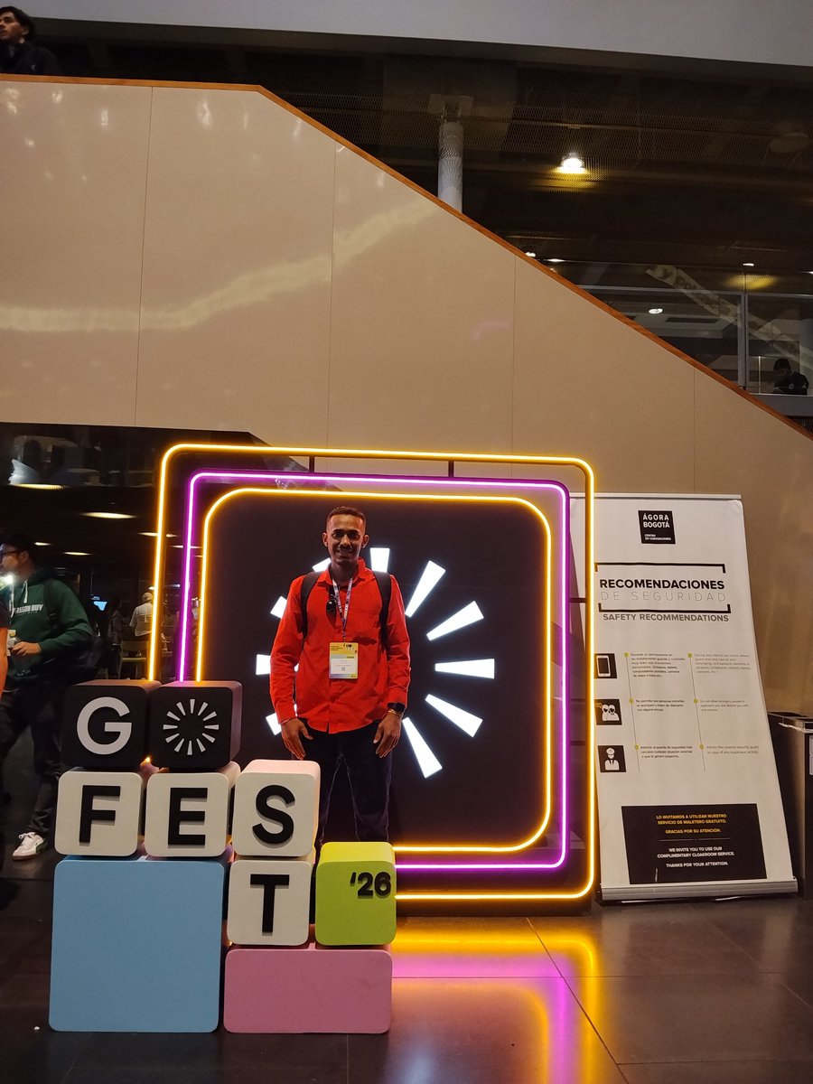 contador1503's tweet photo. Momentos de aprendizaje Tech en El #Gofest y #PlatziConf Bogota 2026. https://t.co/ihaO0lB42X