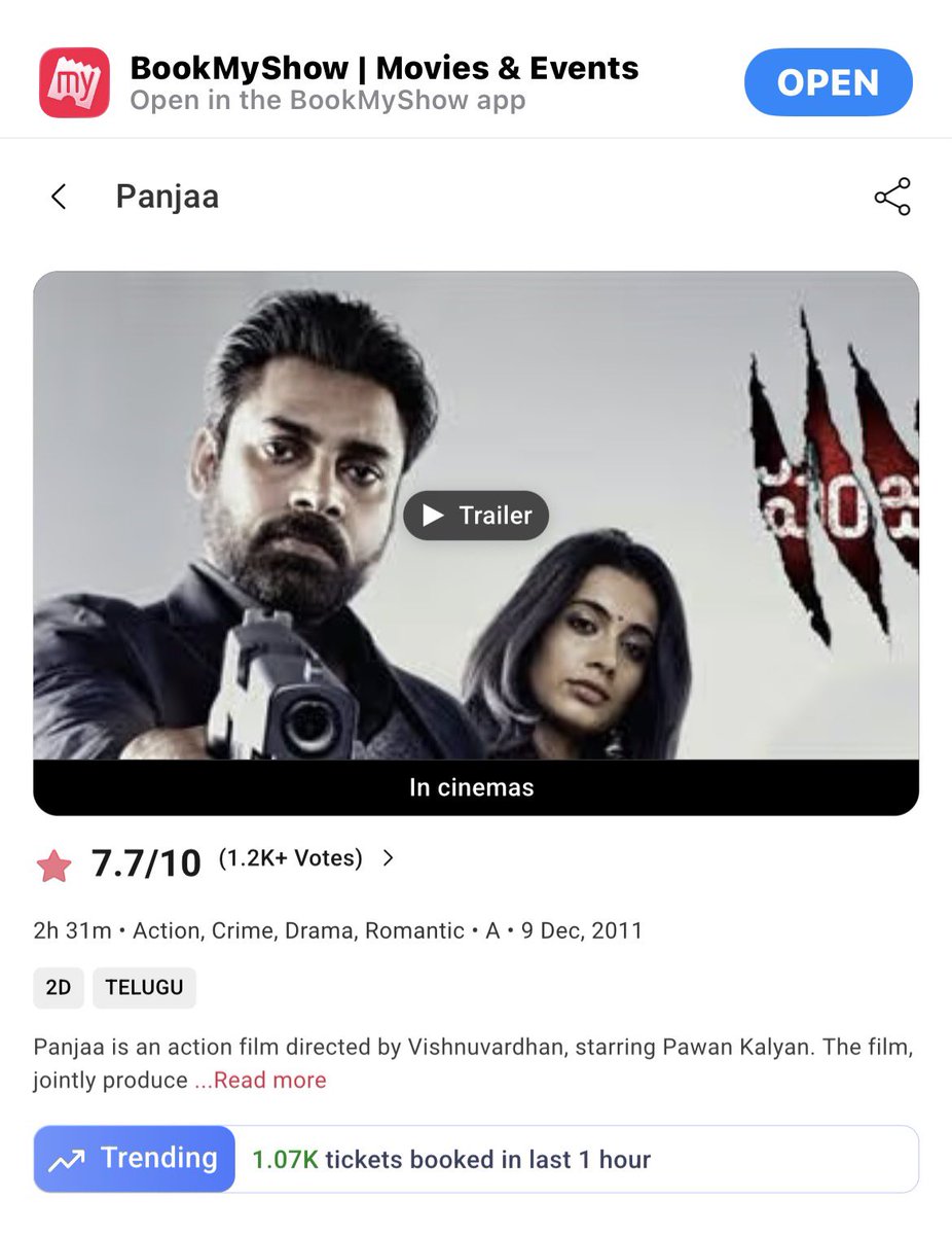 PanjaFilm4K's tweet photo. #Panjaa4K Trending hourly is BACK at 11 PM 

Tomorrow is going to be MASSIVE! 💥

We’re pushing hard to open the remaining areas. Keep an eye out 👀

Picture abhi baaki hai, cults! 🔥 https://t.co/WKLQ6KfgSb