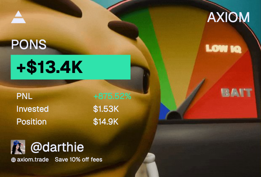DarthFib's tweet photo. Wow. To think I started on Robinhood Chain with 1k, 45 days ago. This is truly more than I could have ever asked for.

In January '25, I was drained of 55k one day before Trump launch. I had made that 55k with just $500 initial deposit from early December '24. After Trump launched, I think we all know how market conditions degressed over the next year. I was never able to replicate my results pre-trump and thought I was doomed to remain a low port chud forever.

Delta is my best trade ever % wise. I bought Delta at 54k MC with $200 and just realized the entire trade with 31k pnl. $200 --> 31.4k isn't too bad for a plumber. I was going to hold Delta way higher but in today's market and after speaking with some very succesful traders. I decided I was content with the trade and to close this chapter.

Thank you to the @deltaliquidity team for getting me back on my feet on-chain and working so hard to produce an amazing product for the robinhood eco.

For now, it's time to get these funds somewhere safe and recollect myself for the next 1000x. See you guys in the books.
