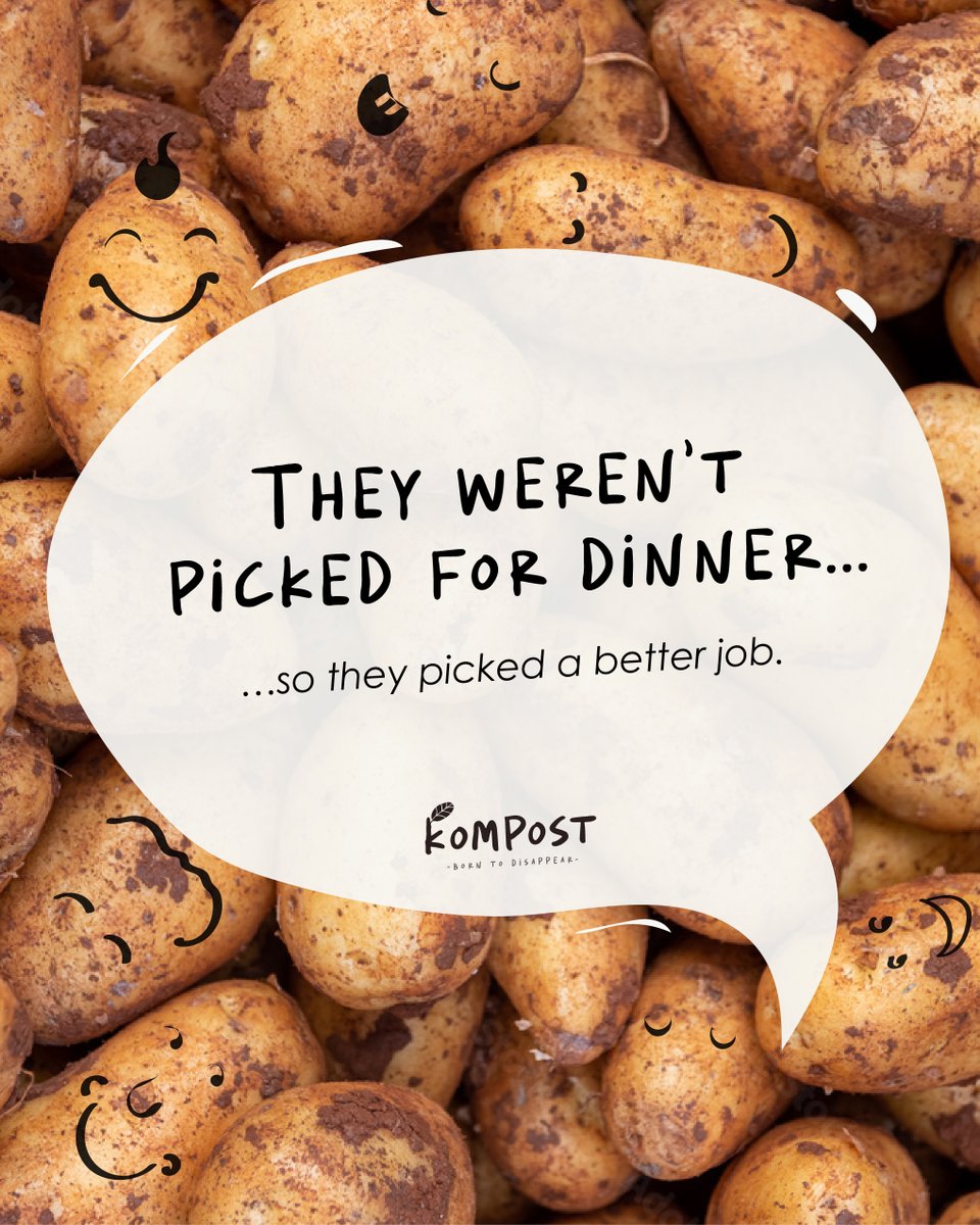 Kompost_World's tweet photo. The too-small, misshapen and surplus potatoes can have another job instead. Their starch helps make our #compostable #foodwaste caddy liners, turning an overlooked crop into something useful.

Shop #KOMPOST https://t.co/OTgCoAuraL

#MadeInUkraine https://t.co/WORmyylAa2